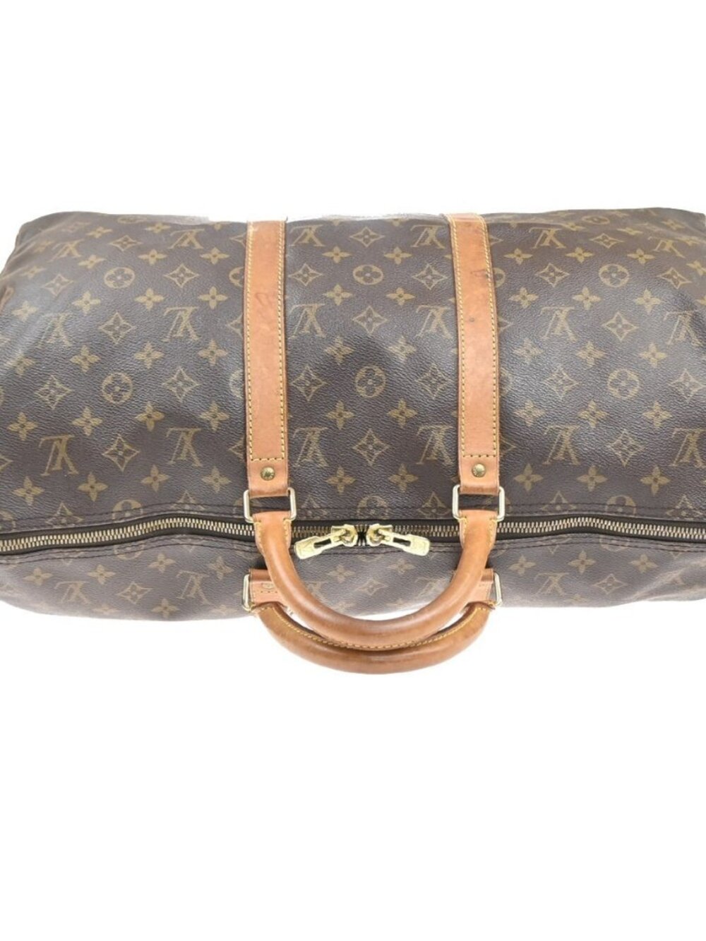 LOUIS VUITTON Keepall 50 Travel Hand Bag Monogram Leather Brown M41426 84MA513 - Picture 6 of 16
